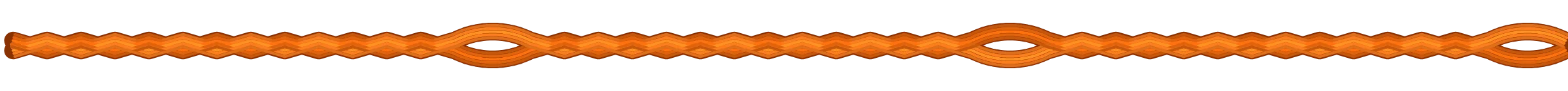 RunLock with a braided stretch between the loops, so the loops sit further apart