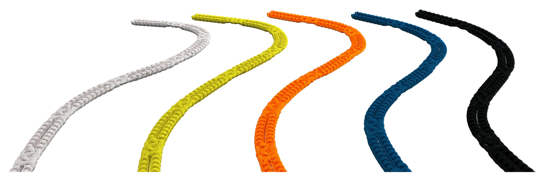 RunLock in white, yellow, orange, blue and black